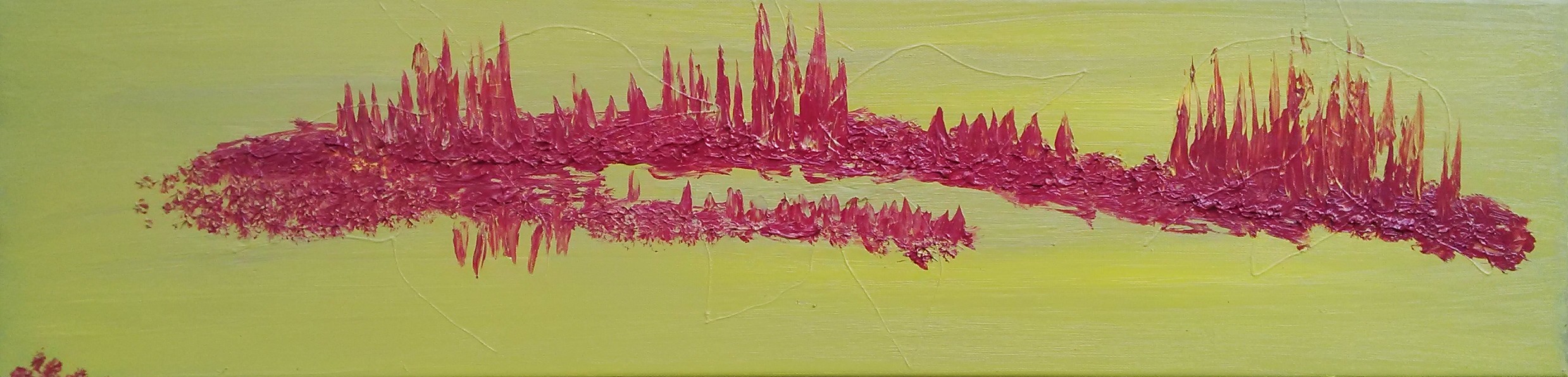 No Title, 2015 Oil/Canvas 20/50 cm